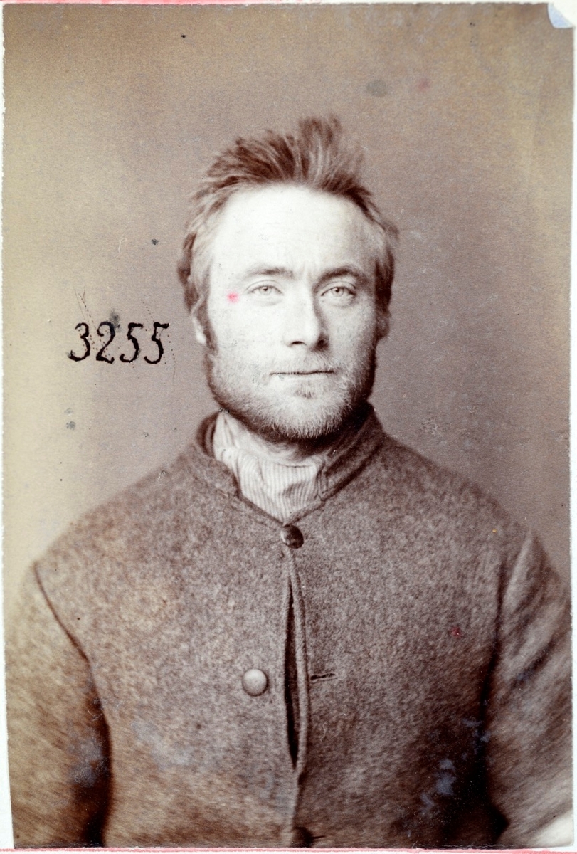 Registreringsfoto fra Kristiania-politiets forbryteralbum 1890 - 1895