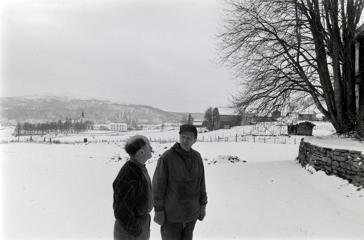 Usa gård, Røsliveien 71, Vingelen, Røesgrenda. Vingelen, Tolga. Eystein Vingelsgaard og Arne Røe, gardbruker i Usa, Vingelen