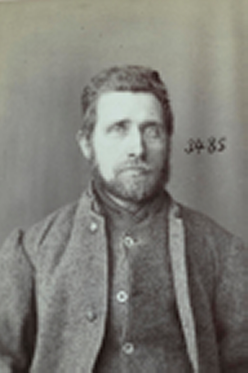Registreringsfoto fra Kristiania-politiets forbryteralbum 1890 - 1895
