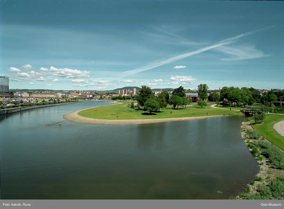 vannspeil, park, by