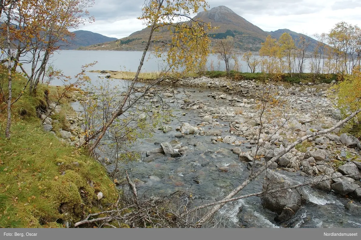 Gildeskål. Forså. Øyra. Utløpet av Forsåga.