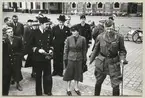 Provturschefen Prins Bertil medförde en julidag 1941 kronprinsparet samt varvets ledning från Malmö till Hälsingborg. NH:s skor hade ej placerats fullt betryggande och gick överbord. En brådskande nyinvestering blev nödvändig vid ankomsten till Hälsingborg.