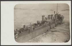 Jagaren Mode till ankars på vintertid