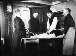 Smørlag, kna i hop smøret, Brekken, Røros.