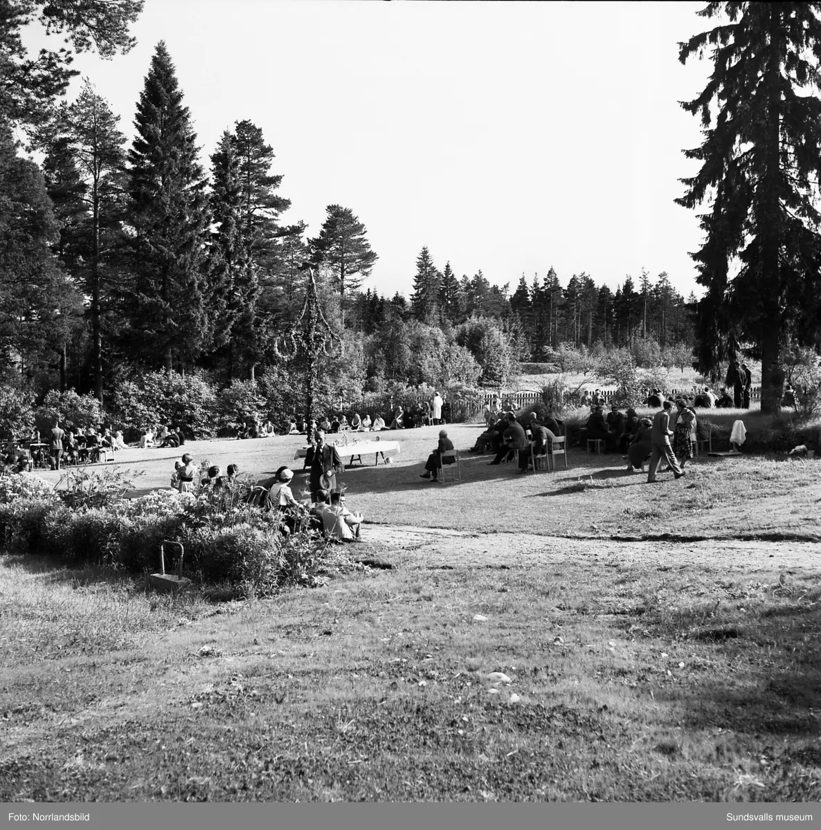 Midsommarfest på Sanatoriet.