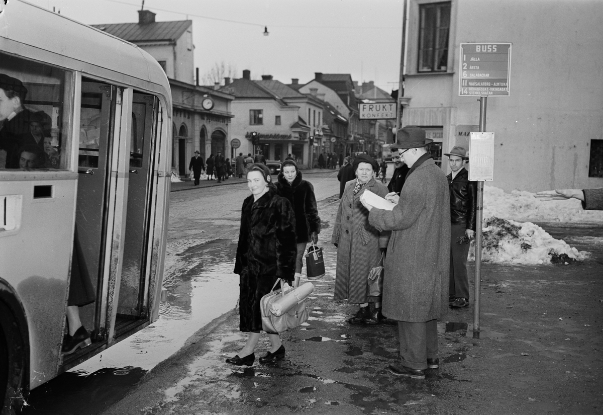 Trafikräkning, Uppsala 1954