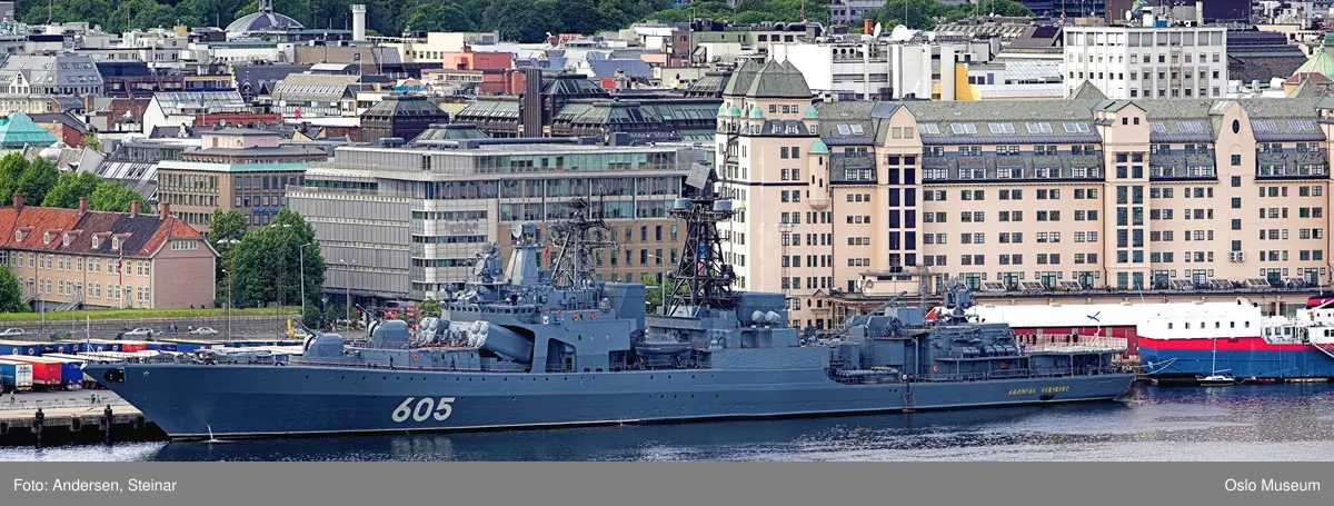 Panorama, utsikt, cruiseskip, seilskute, brygger, havn, fjord, Oslo øst, Oslo vest, Rådhuset, Akershus Festning