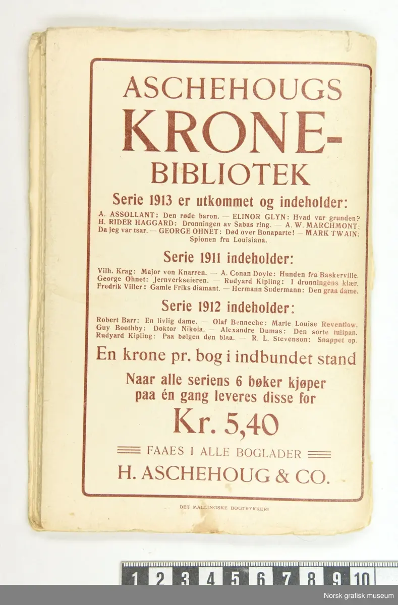 Eksemplar av Bernt Lies Samlede Fortællinger