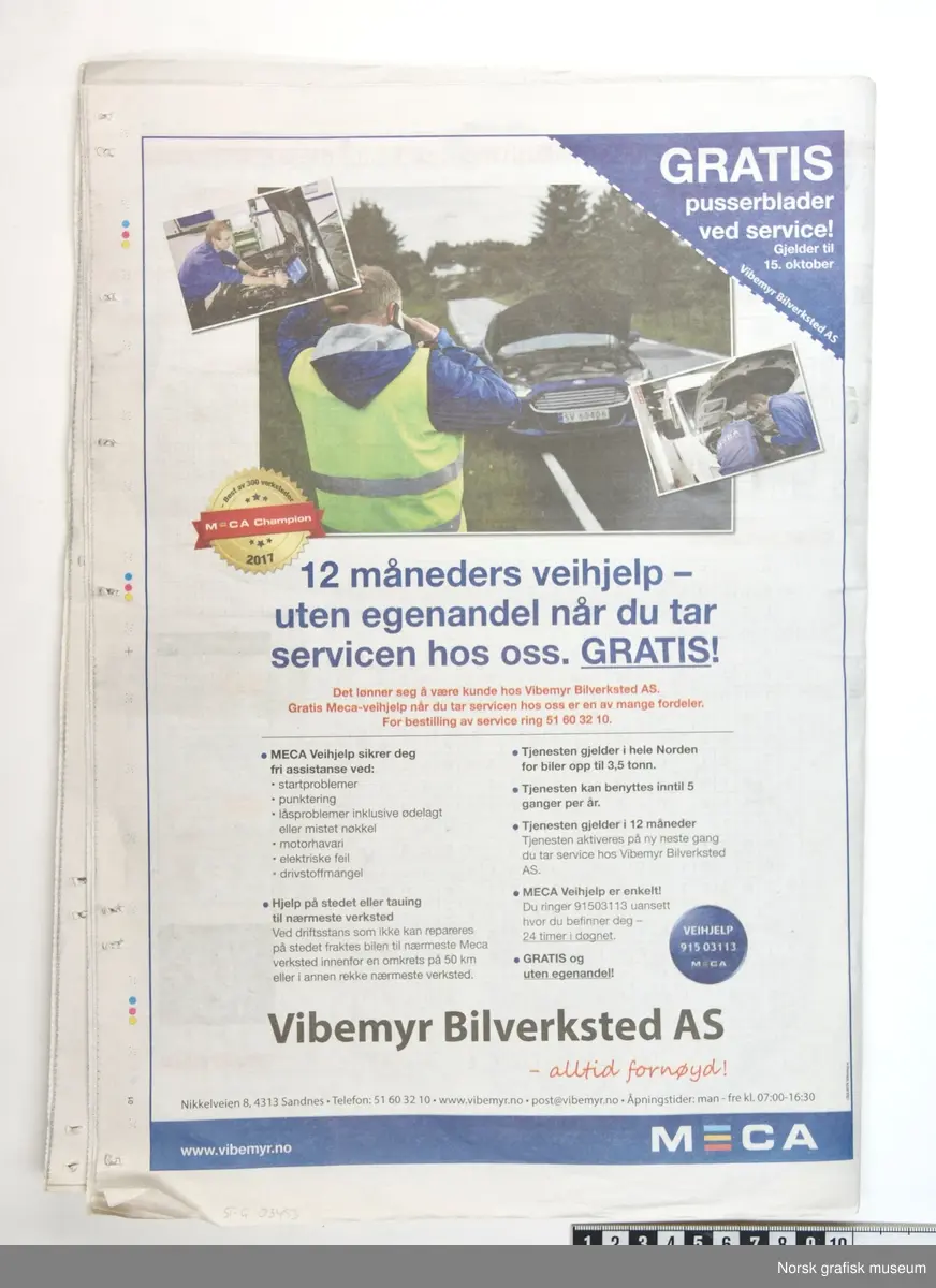 Siste utgave av Lokalavisen før den ble nedlagt.