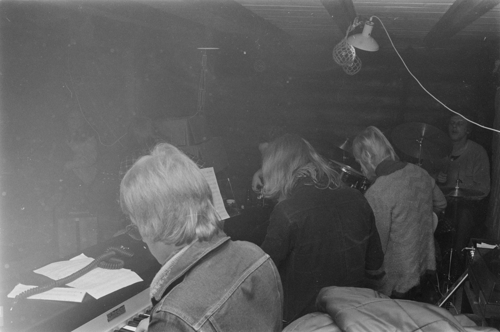 Mosjøen Jazzklubb tar i bruk Baadstøbrygga mars 1979. 
Foto:Ragnar