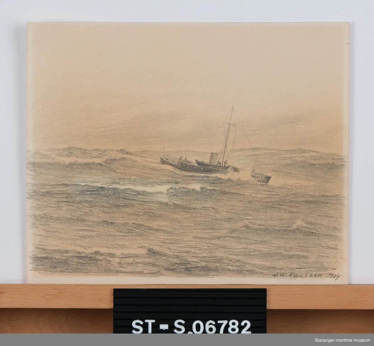 Tegning -Stavanger maritime museum / DigitaltMuseum