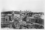 Vy över utställningen. Världsutställningen i Barcelona 1929.