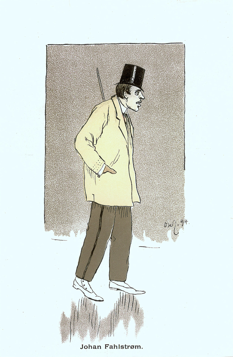karikatur, mann, skuespiller