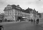 Stockholm Centralstation sedd från gatuplan.