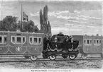 Kung Carls likfärd, vagnen med kistan, 1872-09-23.