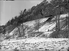 Förstärkningsarbeten på Storängsbanken vid Graversfors, strax norr om Åby,  mellan Katrineholm och Norrköping.