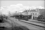 Landskrona - Helsingborg Järnväg, L&HJ lok 17, vid Helsingborg centralstation.