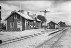 Järnvägsstationen i Falkenberg.