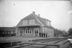 Järnvägsstationen i Tidaholm.