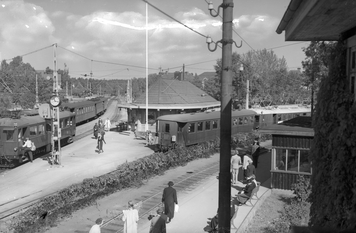 Järnvägsstationen i Djursholms Ösby.