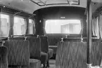 Bedford-buss för Omnibus AB Motala, Karossen tillverkad av Aktiebolaget Svenska Järnvägsverkstäderna, ASJ. Leveransfoto.