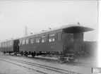 Ostkustbanan, OKB C3 142, OKB C3 143. Vagnarna byggd i Linköping 1930.
