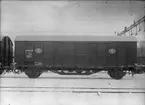 Statens Järnvägar, SJ G 50233. Privatvagn ägd av speditionsföretaget ASG.