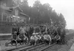 Porträttbild vid Långban station.