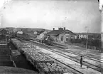 Gamla stationen
Stationen anlades 1873. Nytt stationshus 1902, då även spårområdet utvidgades