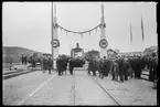 Invigningen av Åmål - Årjängs Järnväg i november 1928.