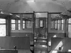 Göteborg - Borås Järnväg, GBJ Co4 81, interiör efter ombyggnad. Kockums.