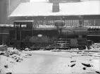 VB lok 9. Leveransfoto. Loket tillverkades av Nohab, tillverkningsnummer 984.  Såldes 1950 till Sveriges Järnvägar, fick littera  SJ  S20p 3166. Skrotades 1960.