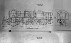 Ritning BJ ånglok litt H3s. Alla  BJ H3s lok tillverkades mellan 1910 och 1916.