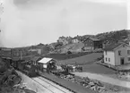 Södra stationen. Provisorisk hållplats 9.6 - 1.8.1907.