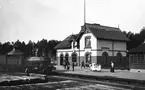 Järnvägsstationen i Dagarn, byggdes av Statens Järnvägar 1899.