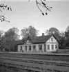 Järnvägsstationen i Ekeby anlagd 1875 av Landskrona - Engelholms Järnväg.