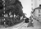 Tunnel under Storgatan. Ånglok Ostkustbanan, OKB U.