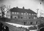 Liljeholmens järnvägsstation blev färdigt i september 1911och rivdes 1959.