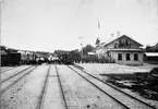 Invigningståg. Foto: S J Ölander, Filipstad Stationen