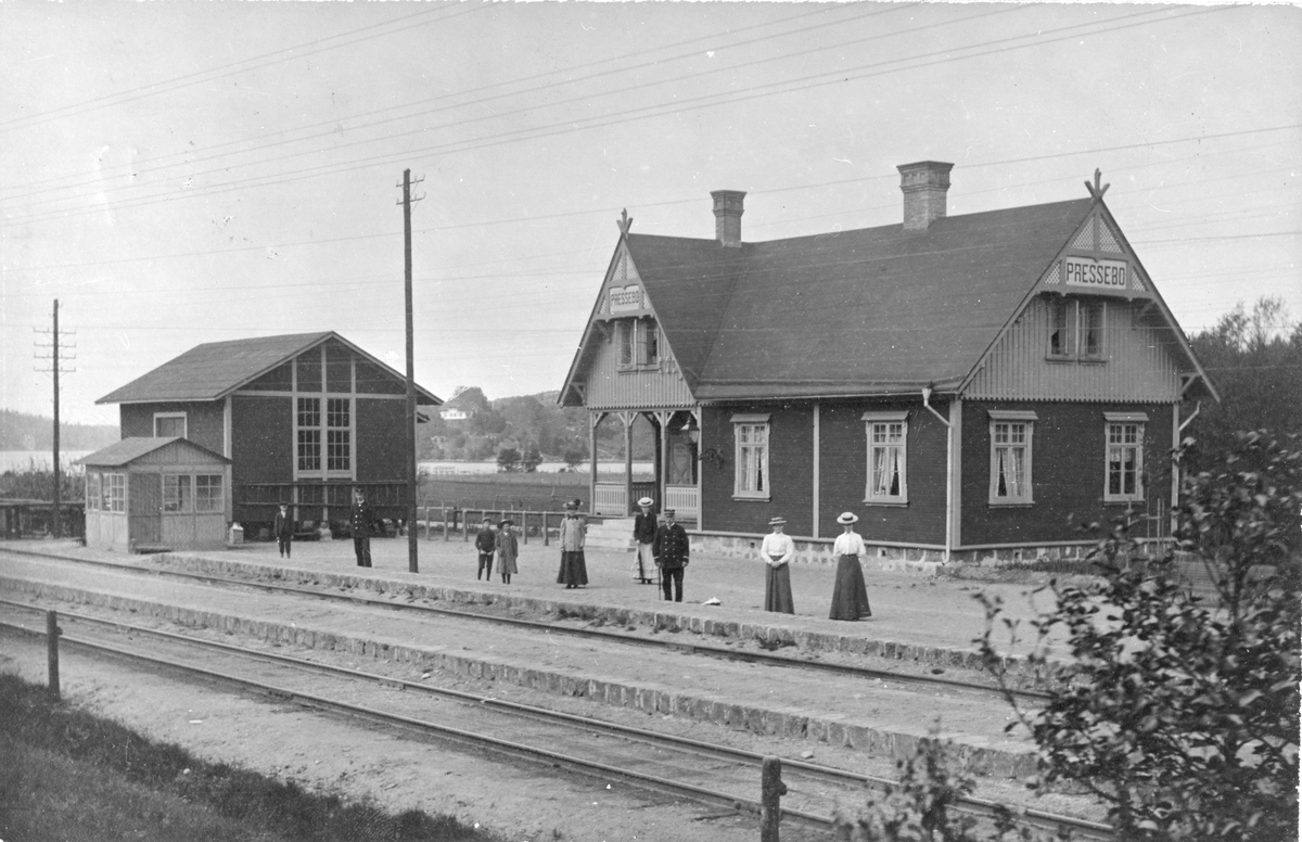 Stationen i Prässebo.