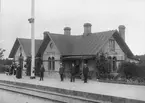Vegeholms trafikplats anlades 1884. Samma år öppnades stationen av Skåne - Hallands Järnväg. Stationshuset tillbyggts 1906 och 1929.