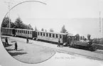 Utsikt från Vistakulle stationshus. Trafikplatsen öppnad 1894.