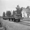 Trafikplats anlagd 1897. Envånings putsad stationsbyggnad byggd i vinkel. Bostadslägenheten och  expeditionslokalerna  moderniserades på 1940-talet.