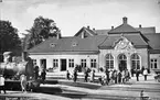 Stationen anlades 1874. Envånings station i sten. Elektrisk växelförregling. Namnet var tidigare Björnekulla. Stationshuset byggdes om i början av 1900-talet. Då byggdes godsmagasin, viadukt över banan, vattentorn och lokstall.