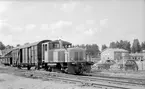 Johannisbergs - Ljungaverks Järnvägs, JLJ diesellok 5. Vagn & Maskinfabriken Falun 1955.