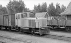 Johannisbergs - Ljungaverks Järnvägs, JLJ diesellok 5. Vagn & Maskinfabriken Falun 1955.