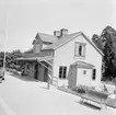 Kvicksund station. Stationen anlades 1878. Mekanisk växelförregling.