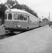 Rälsbuss, Statens Järnvägar, SJ YCo6 1018 och UCFo6 på Kristianstads Central.