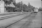 Näsviken station. Trafik 1874-11-20. Stationshus byggt 1888-06-01. Hudiksvall Järnväg köptes av SJ 1887-11-01 och byggdes om från 1217 mm till 1435 mm. Elektrisk drift 1959-05-31. Stationen nedlagd 1989-10-01.