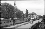 Kristianstad station. Personvagn BKB 13, BKB 47